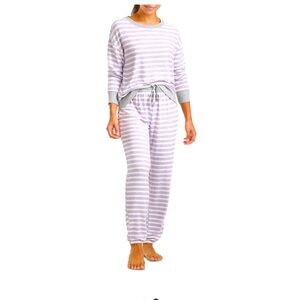 Splendid women’s PINK and White striped PJ set. Size medium
